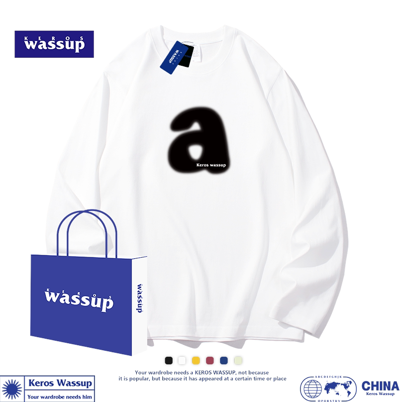 上衣男款秋季潮牌大码t恤秋装打底t恤内搭纯棉圆领长袖学生体恤衫