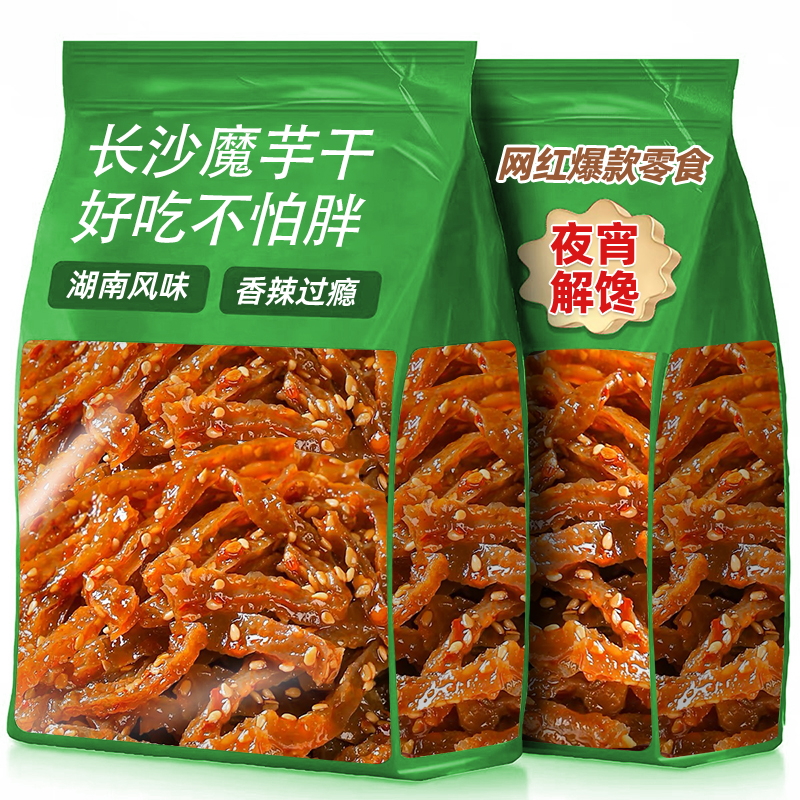 爽辣魔芋干湖南长沙特产麻辣毛肚