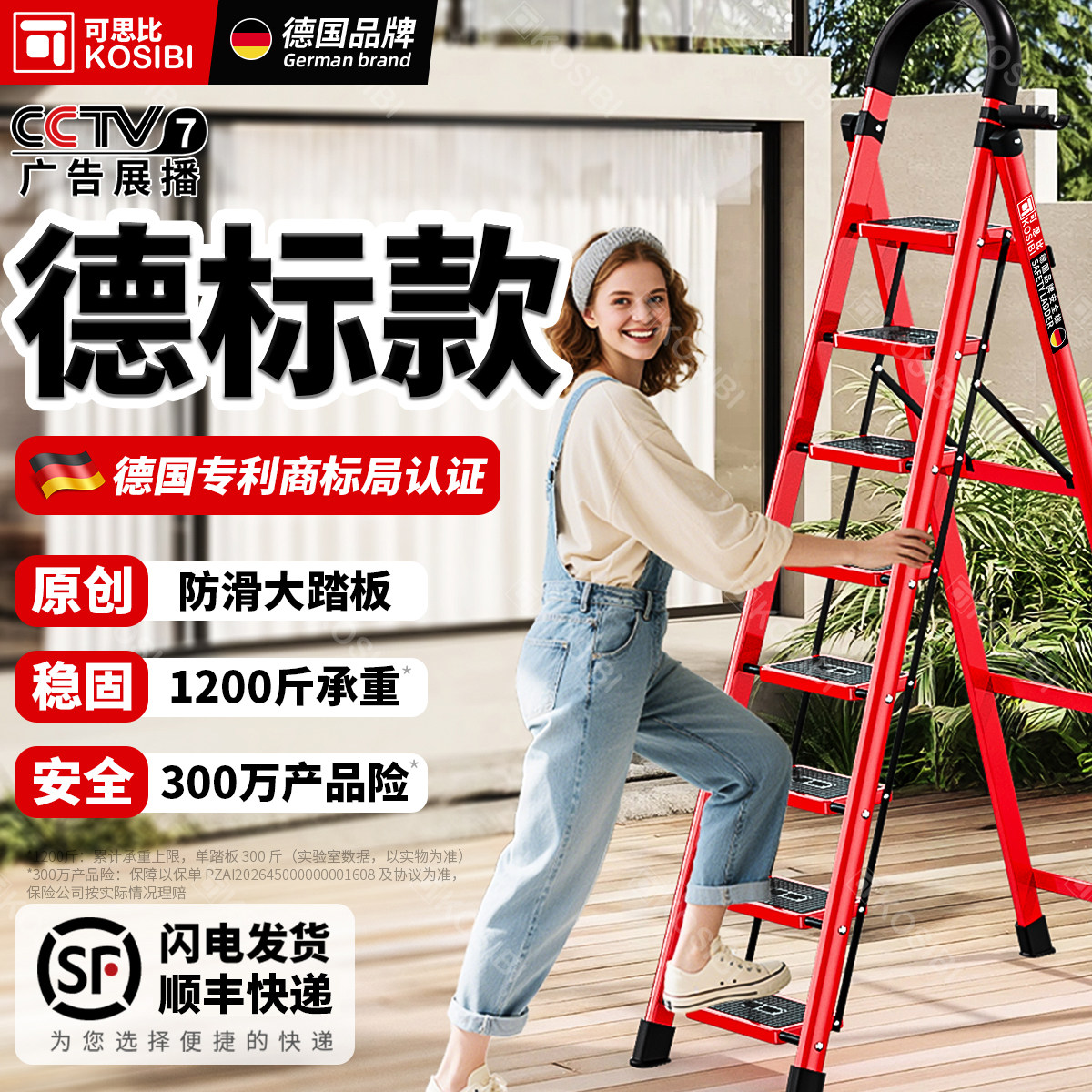 315诚信推荐十大品牌-梯子特厚款图片