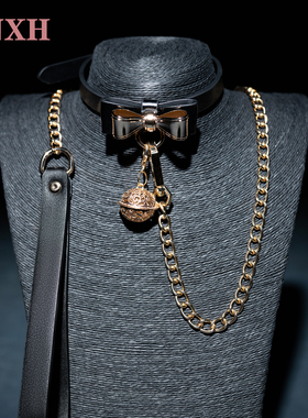 NNXH金色蝴蝶结项圈choker颈环女m