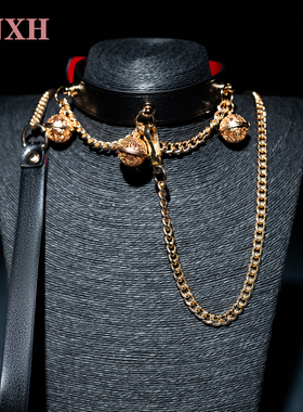 NNXH铃铛项圈女定制刻字choker颈带朋克风亚文化项链