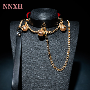 NNXH铃铛项圈女定制刻字choker颈带朋克风亚文化项链