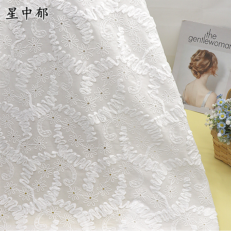 纯棉立体盘绳盘带绣服装服饰辅料
