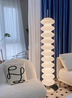 客厅落地灯沙发旁边高级感设计师款中古风复古装饰落地灯氛围灯