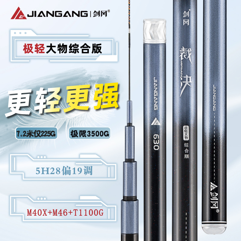 剑冈裁决极轻大物杆鲢鳙高碳
