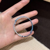 深海渐变可爱小鱼编织手链小众轻奢百搭情侣可调节闺蜜礼物锦鲤