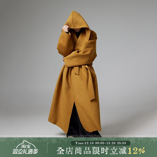 2024新款连帽款羊毛大衣