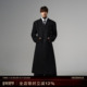 INSOMNIA秋冬季 高级感毛呢休闲外套收腰廓形羊毛混纺过膝长款 大衣