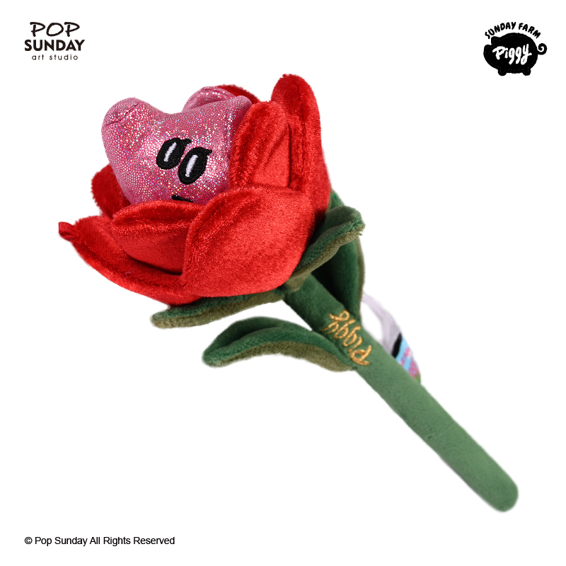 POPSUNDAY猪宝农场玫瑰花礼物