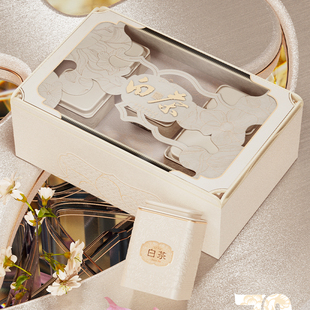 2025新款茶叶包装盒空礼盒安吉白茶天目湖白茶半斤装通用空礼盒