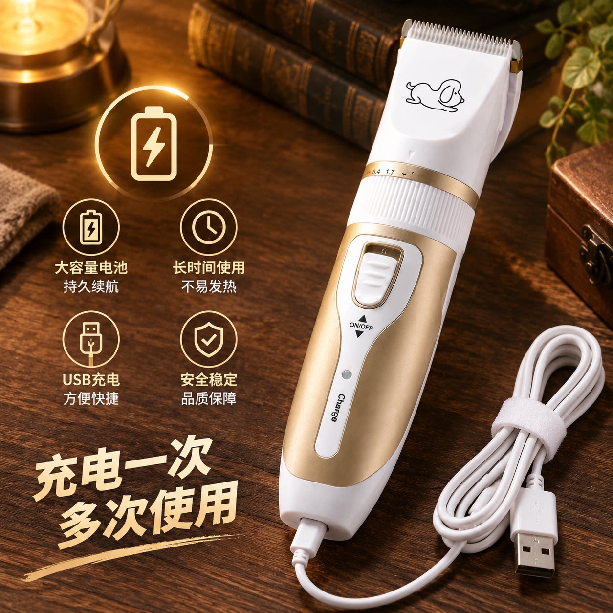 专业宠物狗狗剃毛器电推剪大功率电推子狗毛宠物店专用大型犬神器