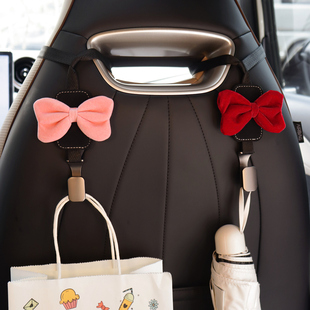 车载汽车挂钩一体式运动座椅椅背挂钩蝴蝶结海豚海鸥五菱宏光mini