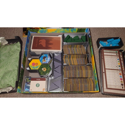 【卡斯卡迪亚收纳套装】桌游收纳盒子牌套牌盒token整理快速归类