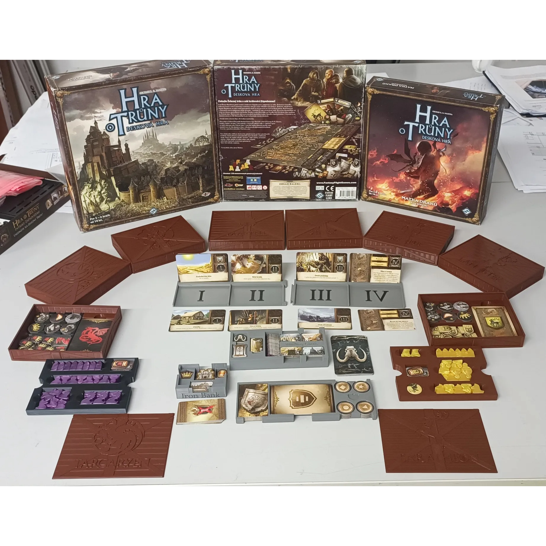 【权力的游戏第2版+全扩收纳套装】Game of Thrones 2ndOrganizer