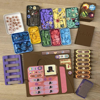【大都市桌游收纳套装】Daitoshi分类Insert代币收拾整理Original