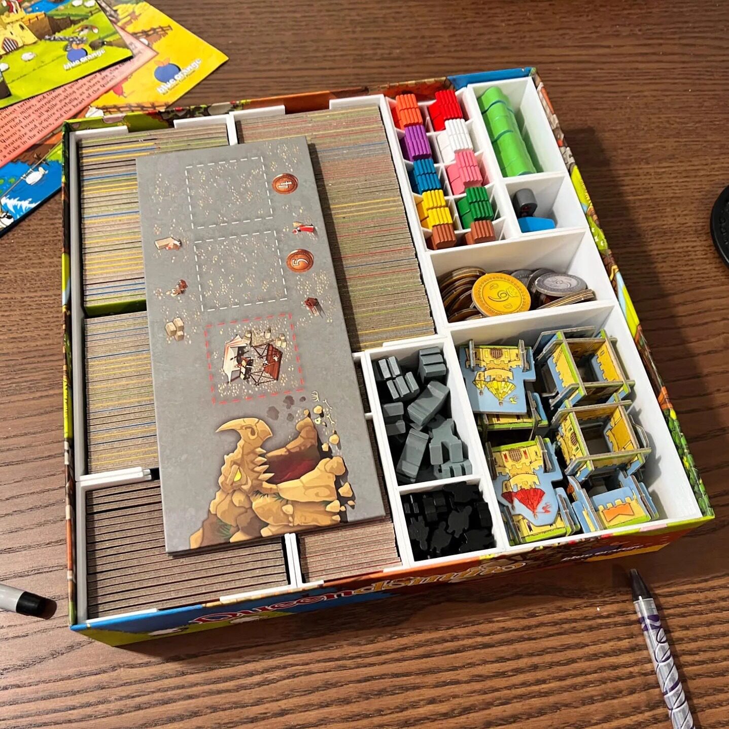 【多米诺王国+双扩展收纳套装】Kingdomino Insert Organizer