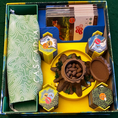 【卡斯卡迪亚桌游收纳套装】Cascadia Insert Organizer 包含松果