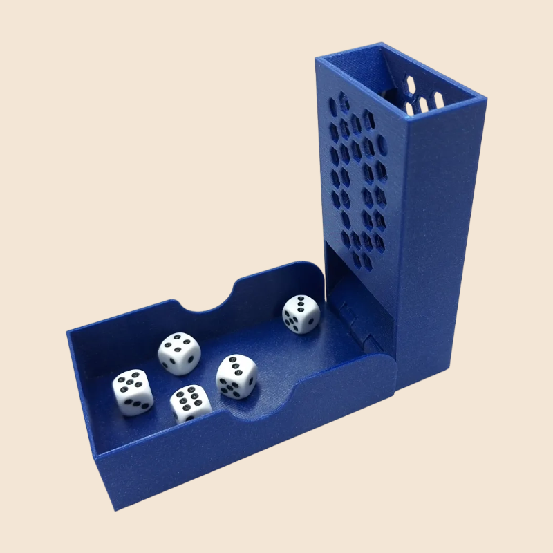 可折叠骰子塔简约桌游Dice Tower色子塔便携配件投盘跑团筛子塔