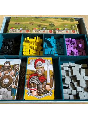 【哈德良长城桌游收纳套装】Hadrian's Wall分类token整理Insert