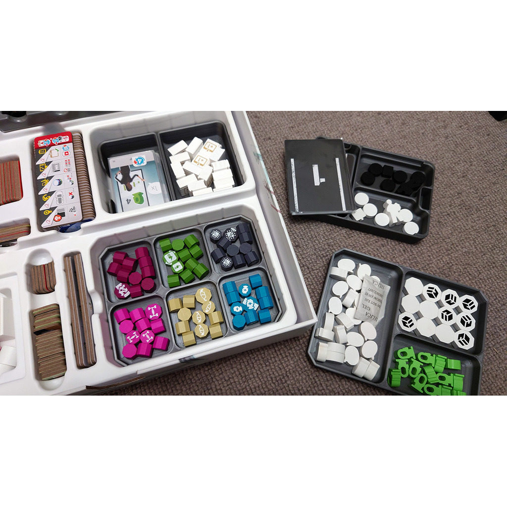 【 电动汽车收纳套装】可拆卸Kanban EV整理token分类桌游Insert