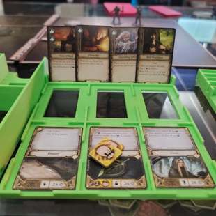 指环王中洲征途玩家面板仪表盘桌游升级配件方便角色板牌垫卡牌板