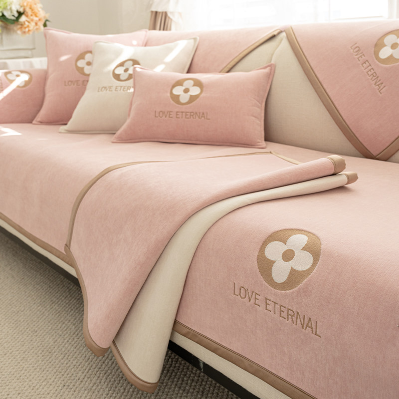 雪尼尔沙发垫高克重四季通用现代简约防猫抓沙发盖布防滑沙发套罩,居家布艺,沙发垫,淘宝优惠券,粉丝福利购,淘宝优惠卷