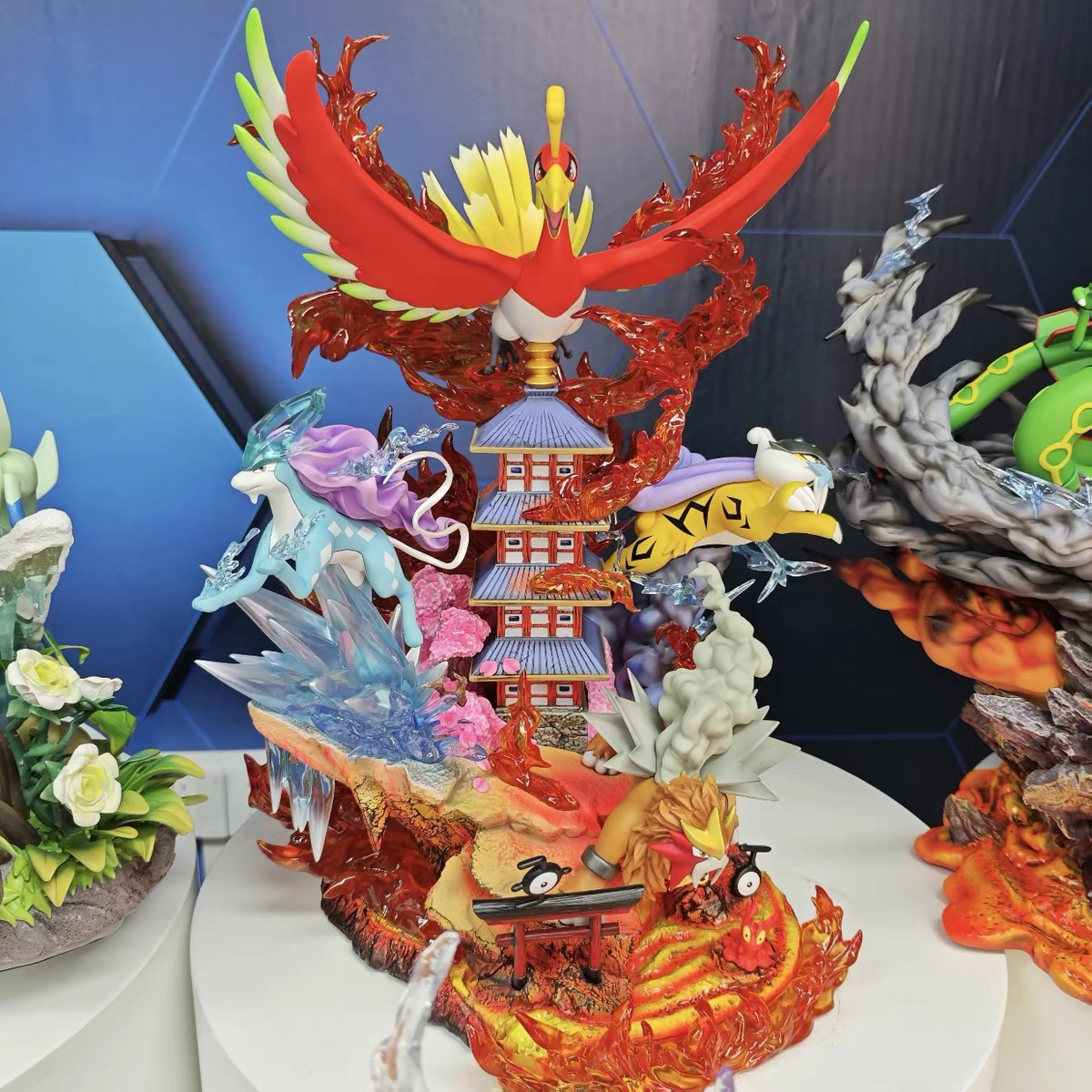 【全款现货】PPAP 圣兽组宝可梦神兽第三弹 凤王雕像GK手办摆件