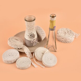 速发布棉蕾丝镂空花边辅料手工服装窗料装饰纯帘桌布沙发边