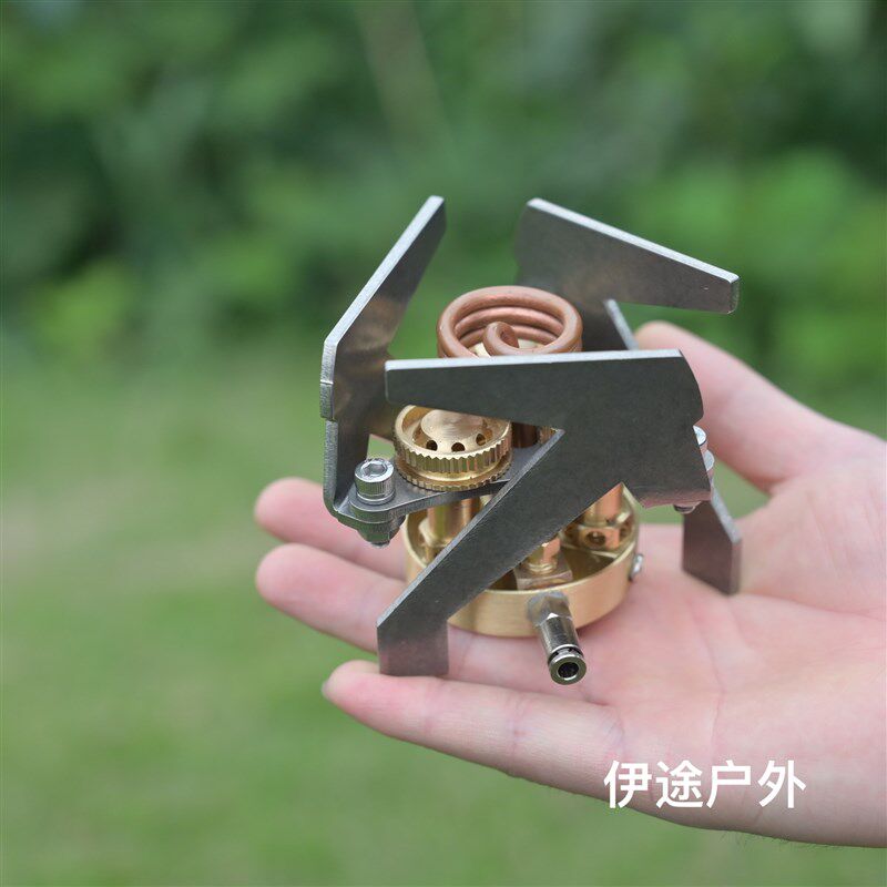 高货户外酒精炉卡气炉多头增压酒精炉猛火灶便携式野炊防风炒菜小