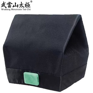 速发庄子巾武当道士帽布帽表气正一道士透演夏天网面布面三清巾纯