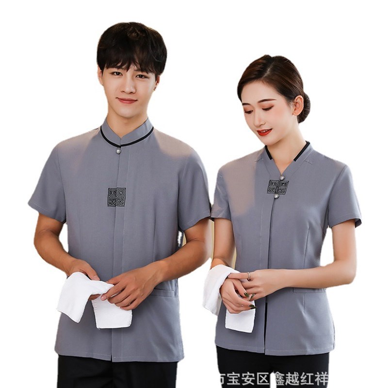 速发保洁工作服保洁服夏装酒店清洁工宾馆客房服务员服装物业制服