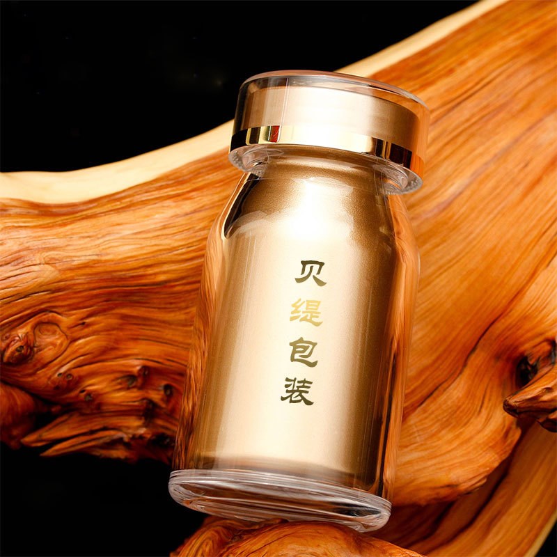 速发80亚克力品瓶避瓶粉末虫草片医药含光双层瓶子