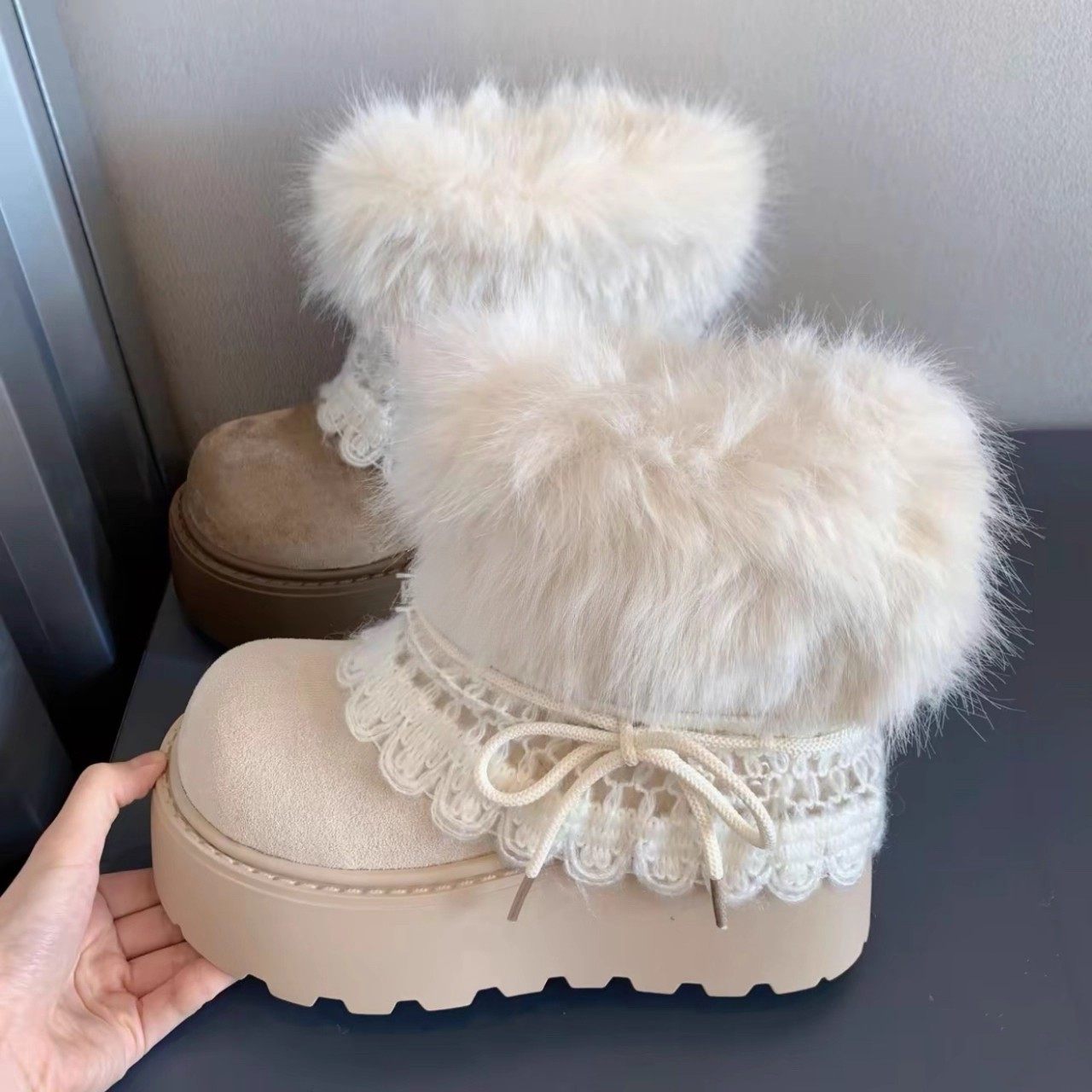 加绒保暖休闲舒适雪地靴