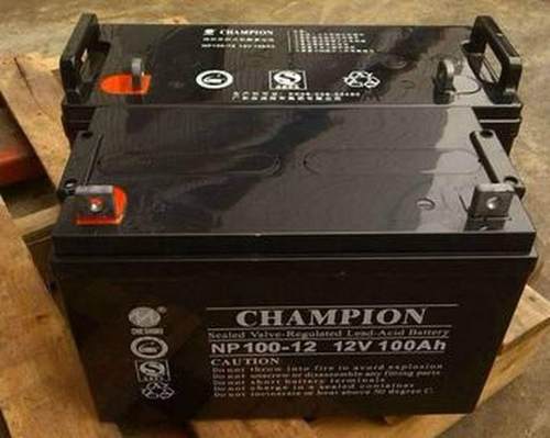 冠军蓄电池NP100-12 12V100AH ups机房直流屏太阳能专用