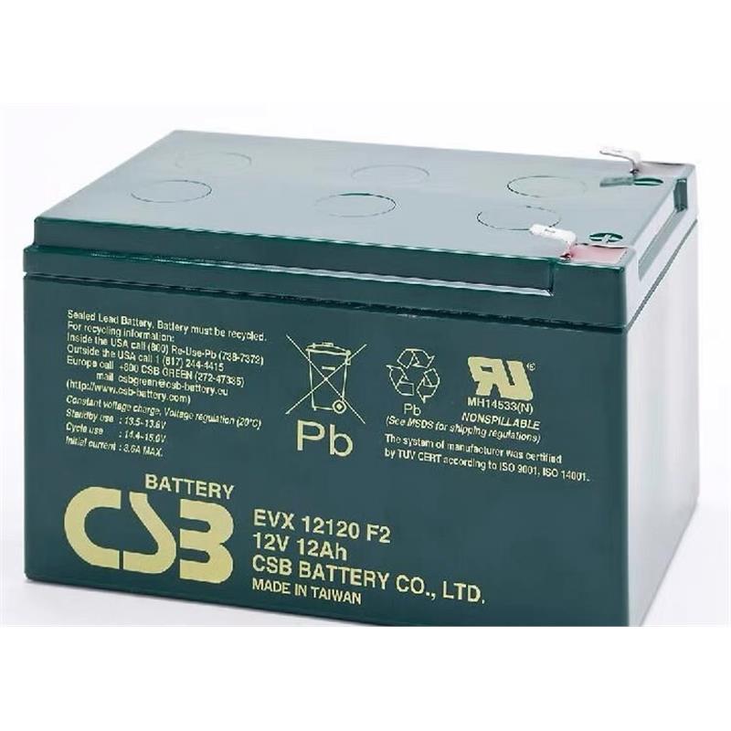 EVX12120F2apcUPS蓄电池GP12120消防主机电梯医疗设备CSB12V12AH