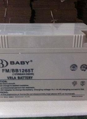 鸿贝蓄电池12V65AH FMBB1265T 铅酸免维护蓄电池UPS电源电池