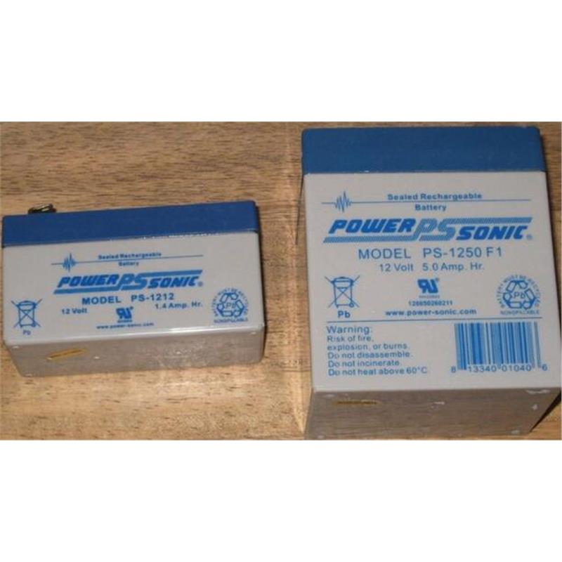 power sonic蓄电池MODEL PS-1212法国免维护电池12Volt 1.4Amp.Hr