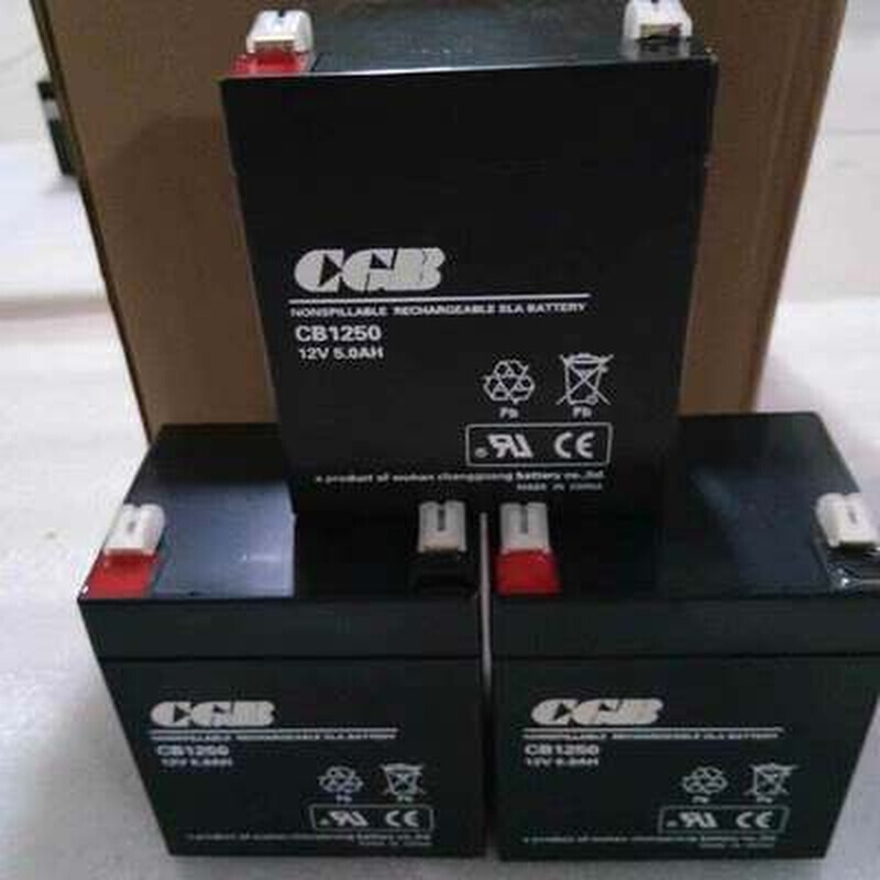 CGB蓄电池长光 CB1250 12V5AH 电梯应急电源 UPS备用 24v卷帘门
