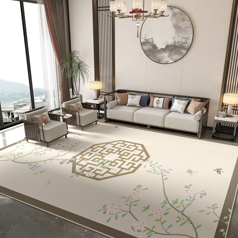现代中式客厅地毯沙发茶几垫高档书房地垫中国风家用卧室床边地毯,居家布艺,地毯,淘宝优惠券,粉丝福利购,淘宝优惠卷