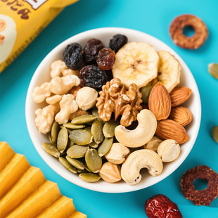 每日坚果休闲零食独立包装孕妇儿童干果坚果礼盒会所接待年货礼品