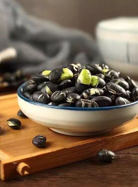 新疆绿芯黑豆子开袋即食香酥盐炒休闲分享小零食小包装年货炒货熟