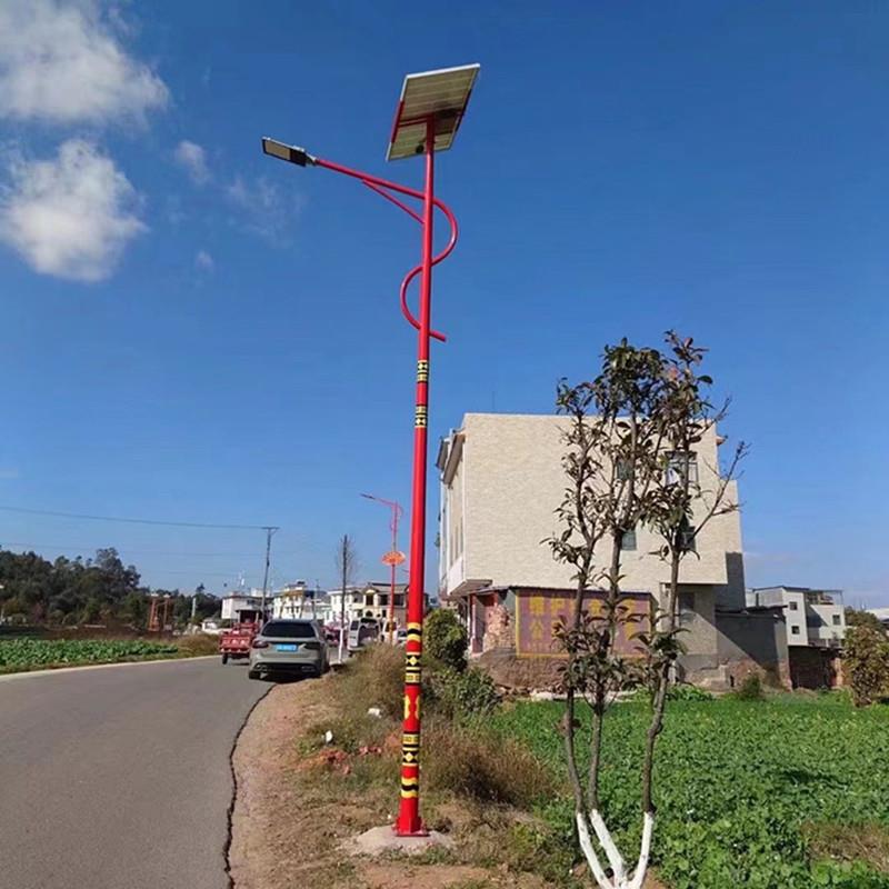 少数民族特色农村6米太阳能路灯回族彝族纳西族瑶族苗族傈僳族