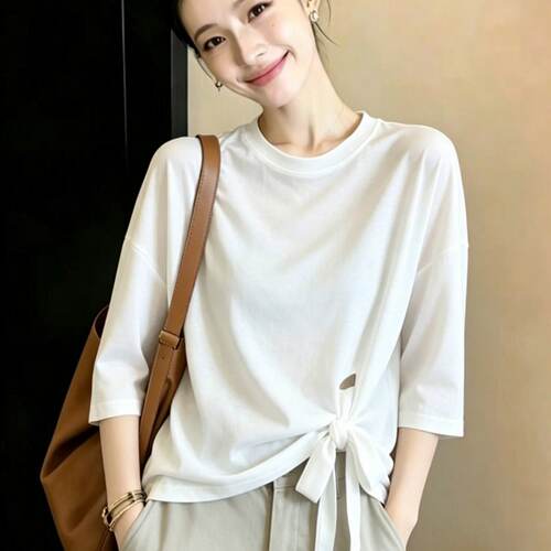 新款夏季松弛感短上衣