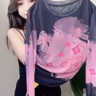 复古时尚 独特别致扎染上衣女2025夏季 休闲上衣 法式 质感太舒服了