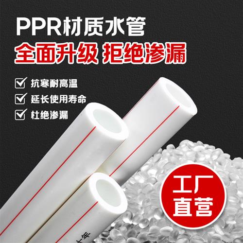 国标PPR冷热水管热熔管材4分20 6分25 1寸32自来水管管件接头配件