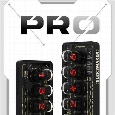 EMRGB拟辉光管时钟桌面摆件男友礼物命运石之门EleksTube IPS