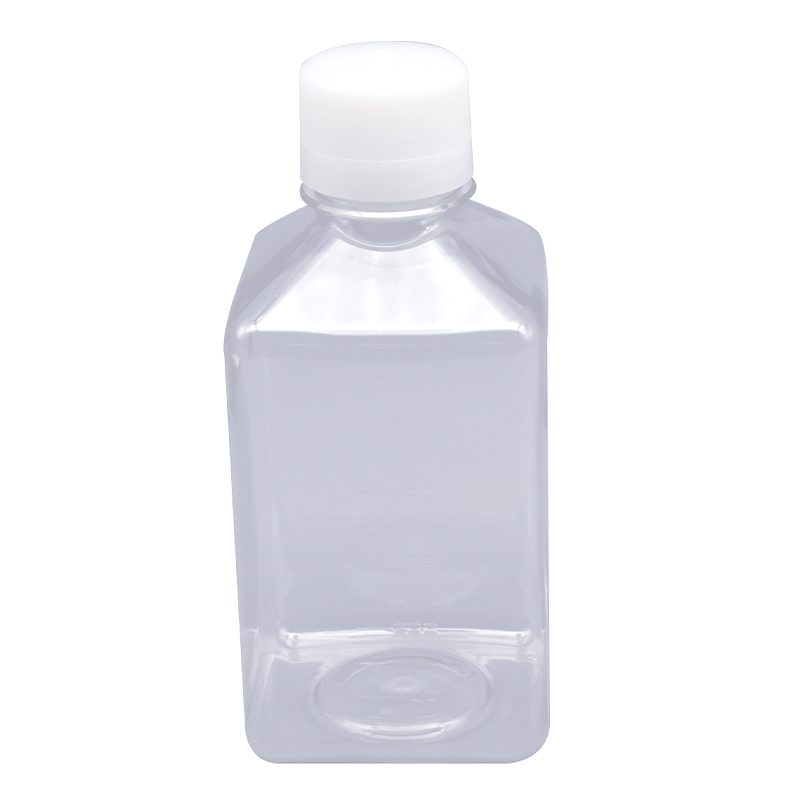 裕成实验 培养基方瓶PET材质实验室血清样品分装瓶125/250/500ml