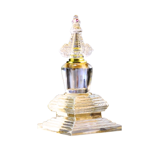 舍利塔水晶摆件楞严咒宝箧印陀罗尼经咒塔菩提塔装藏舍利子五轮塔
