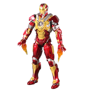 中动玩具钢铁侠手办MK17碎心者战甲漫威官方正版关节可动模型摆件