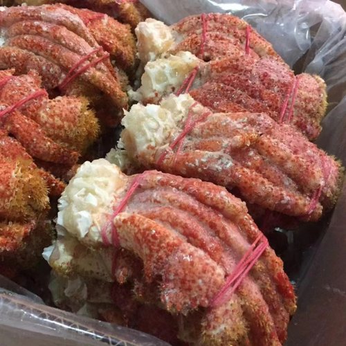 熟冻雪蟹脚 整肩鳕蟹腿 整件(11kg)批发海鲜红毛蟹脚肉质饱满